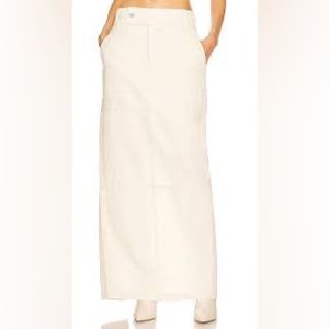 Helsa denim maxi skirt size xs